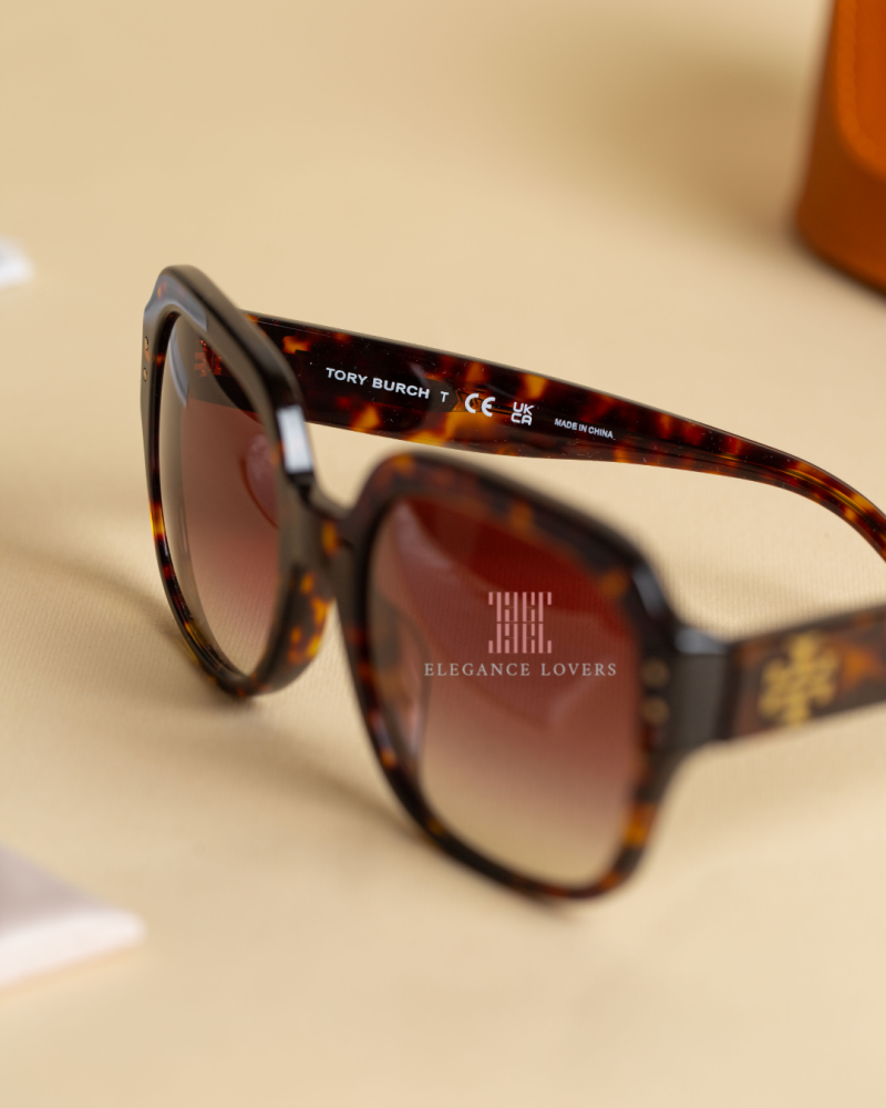 نظارة شمسية نسائية ماركة توري بورش - TY7143U Brown Frame
