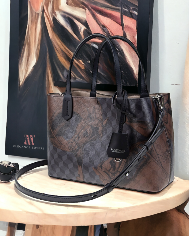 شنطة كتف ماركة لوب نوار - MINI SHOPPER Pirate Black