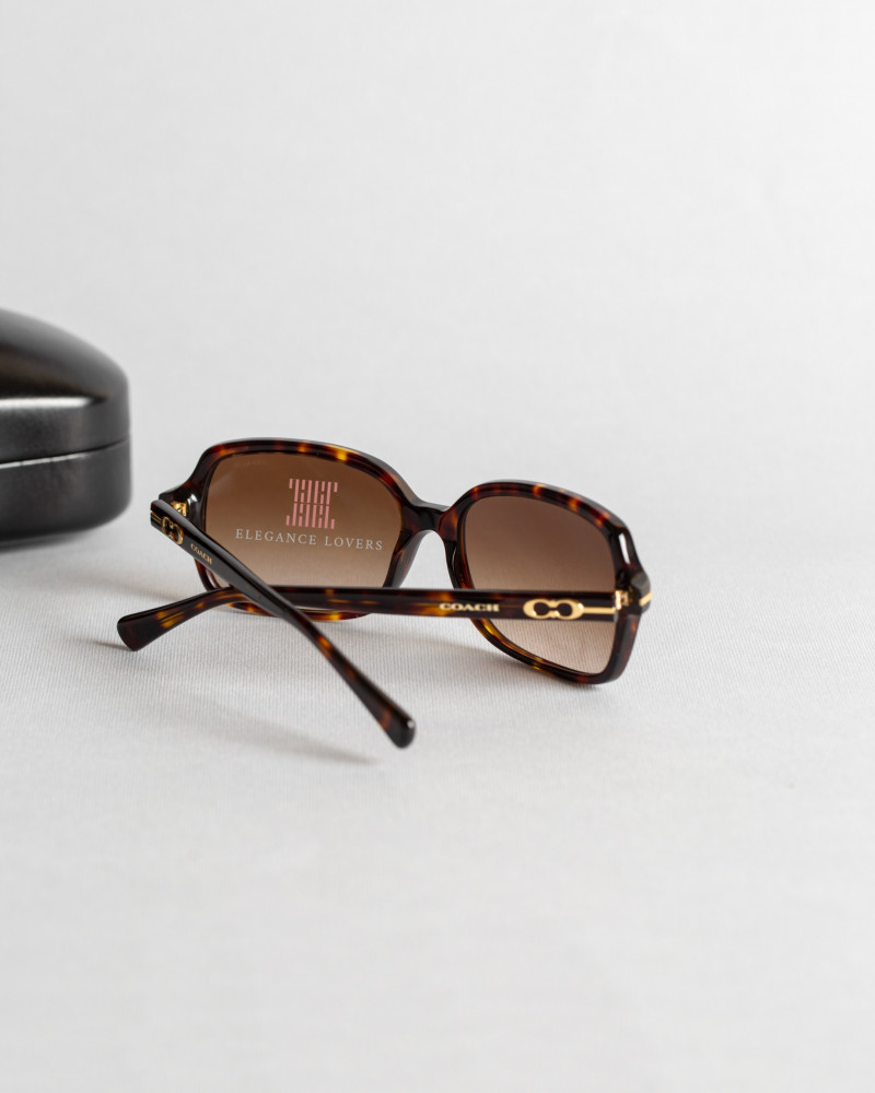 Women's sunglasses brand Coach - Dual C Brown