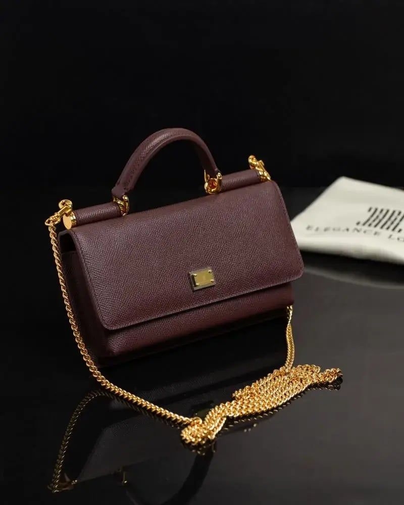 شنطة دانه جلد طبيعي إيطالي ماركة Elegance Lovers