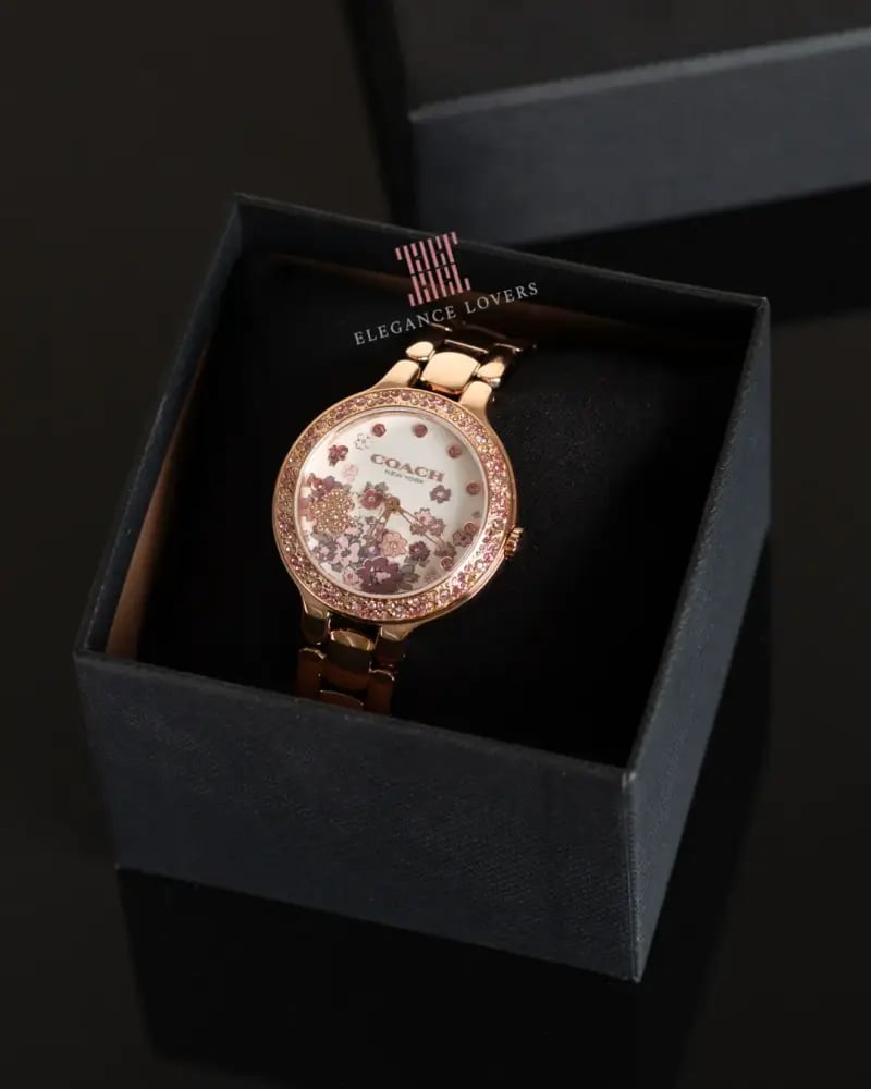 ساعة نسائية ماركة كوتش Chelsea Rose Gold