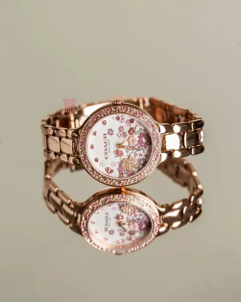 ساعة نسائية ماركة كوتش Chelsea Rose Gold