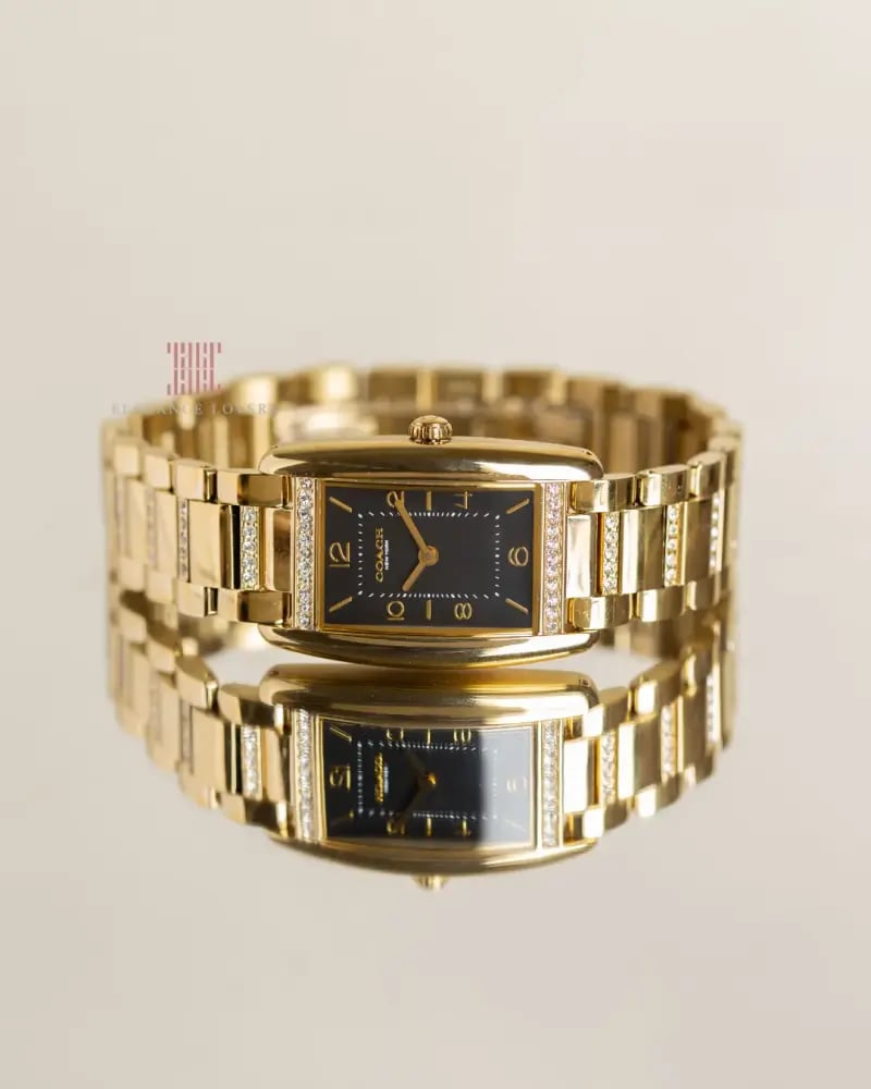 ساعة نسائية ماركة كوتش Reese Gold Black Dial