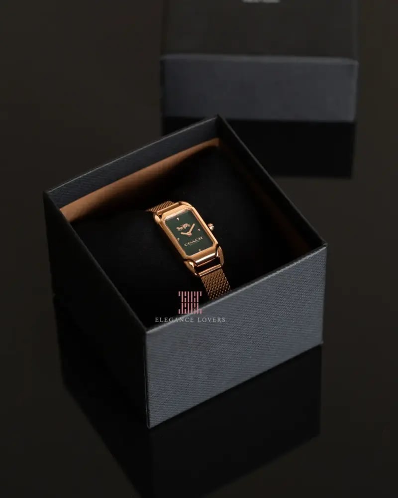 ساعة نسائية ماركة كوتش Cadie Rose Gold/Green