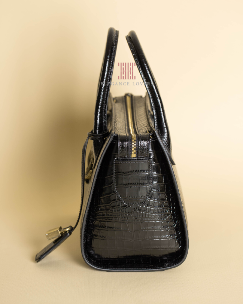 شنطة كتف ماركة روبرتو كافالي Black Croco