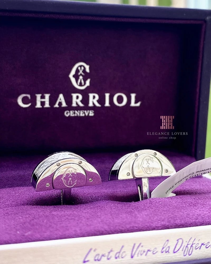 كبك رجالي ماركة شاريول Celtic Semicircle Silver