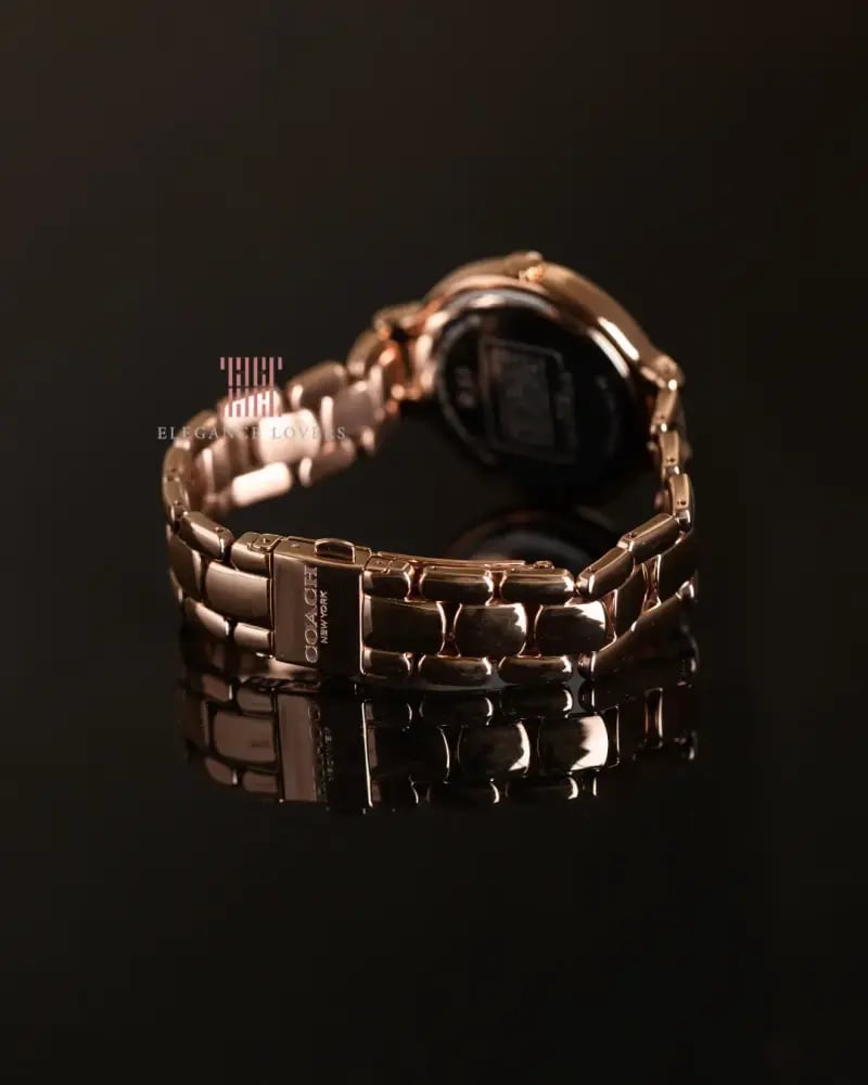 ساعة نسائية ماركة كوتش Chelsea Rose Gold