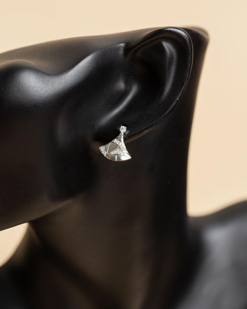حلق بولغاري ديزاين مطلي ذهب ماركة Elegance Lovers