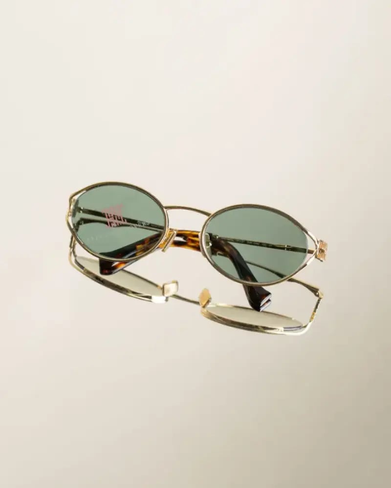 نظارة شمسية نسائية ماركة ميو ميو MU52YS - Olive