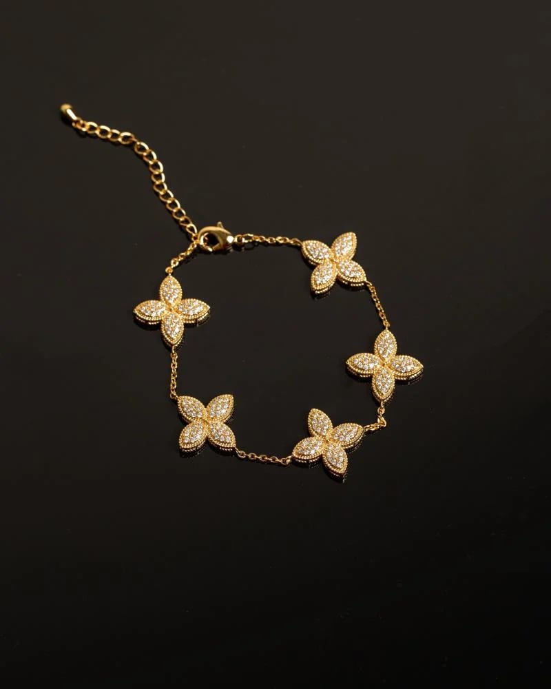 إسوارة روبرتو كوين ديزاين مطلية ذهب ماركة Elegance Lovers