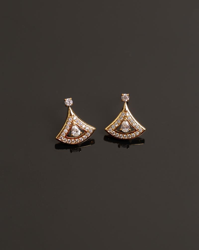 حلق بولغاري ديزاين مطلي ذهب ماركة Elegance Lovers