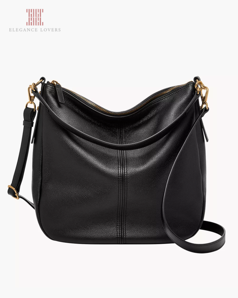 شنطة كتف ماركة فوسيل - Black Shoulder Bag