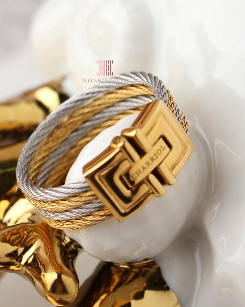 Gold-plated ring, Chariol brand, BIARRITZ Ring