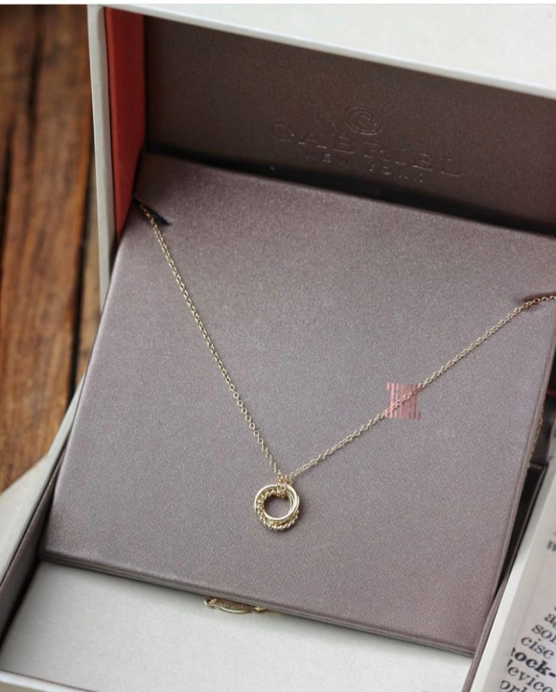 14 karat gold necklace, Gabriel brand