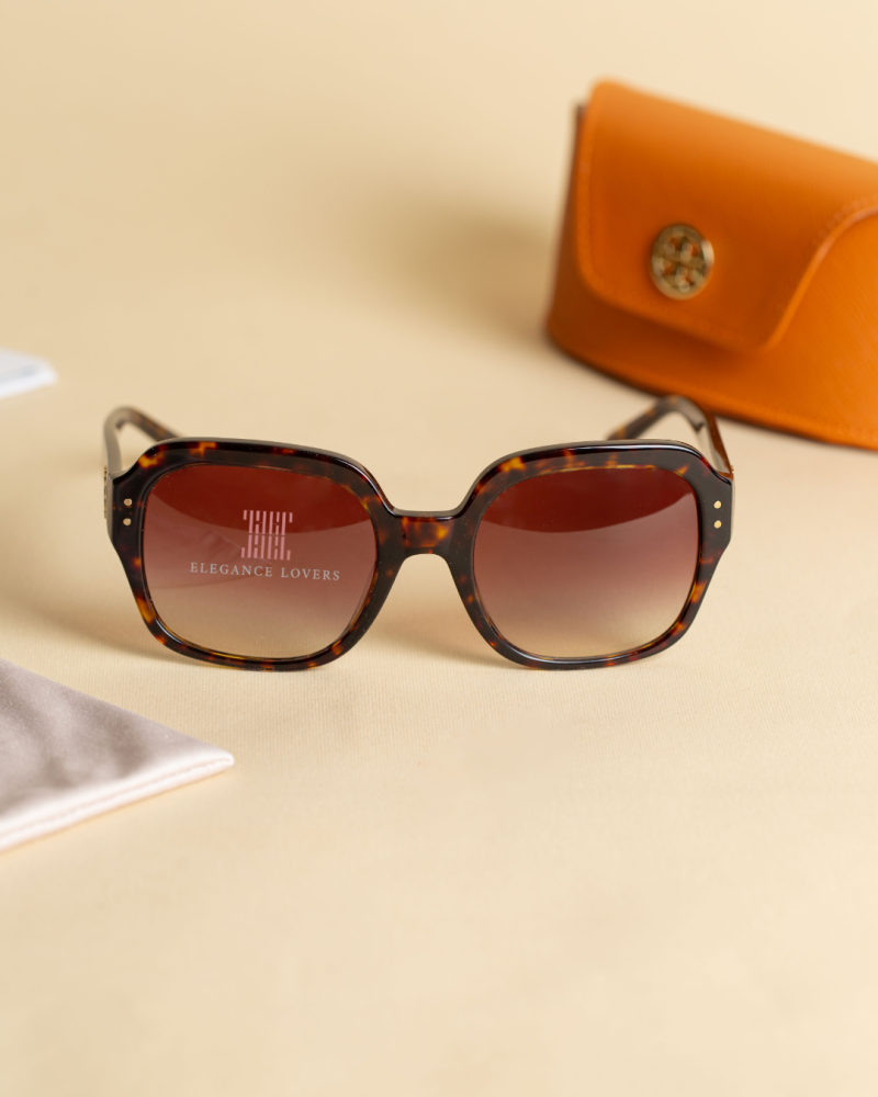 نظارة شمسية نسائية ماركة توري بورش - TY7143U Brown Frame