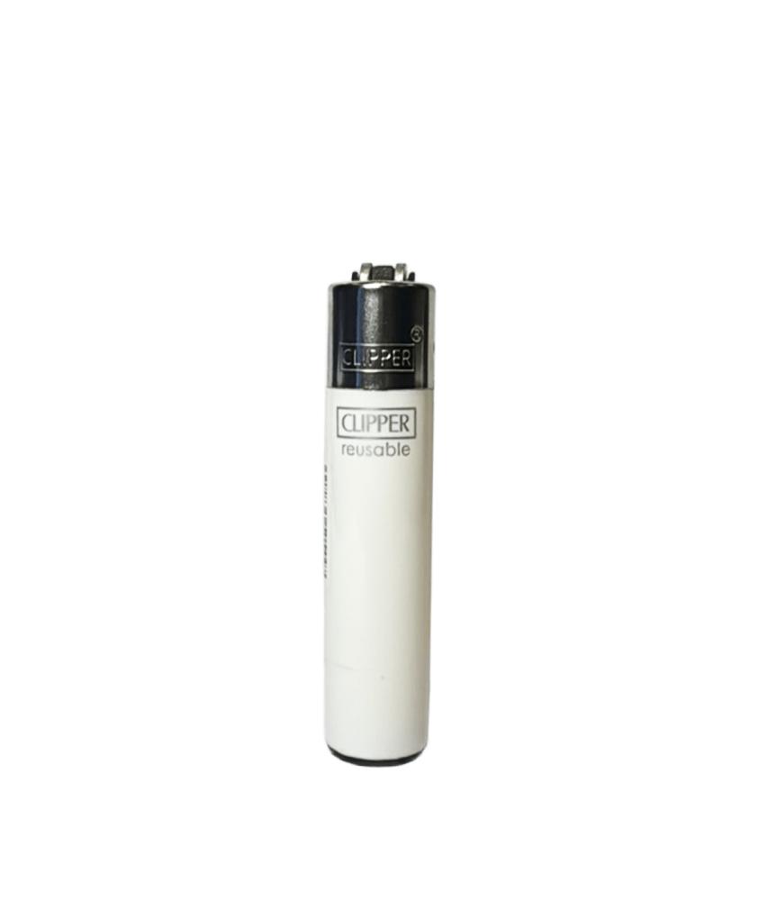CLIPPER Reusable Small Lighter – White Color