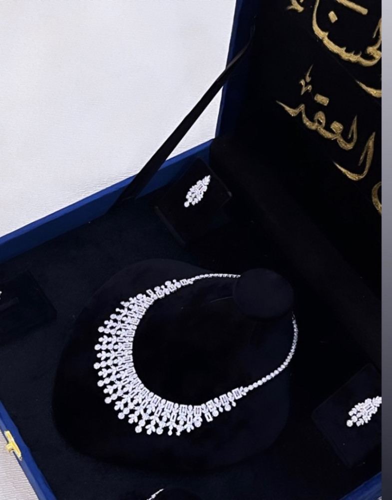 طقم زيركون فاخر 4 قطع