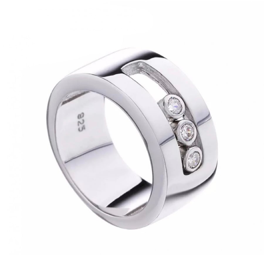 خاتم فضه عيار 925