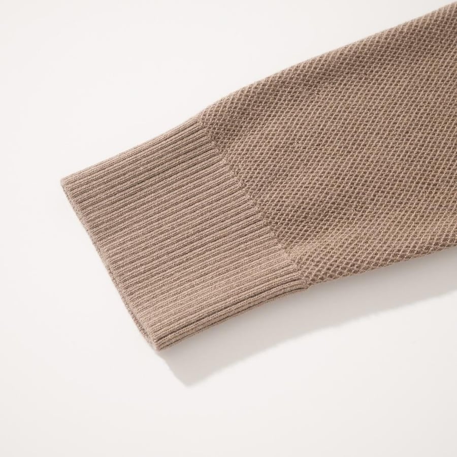 Luxury Knitted Long Sleeve Polo