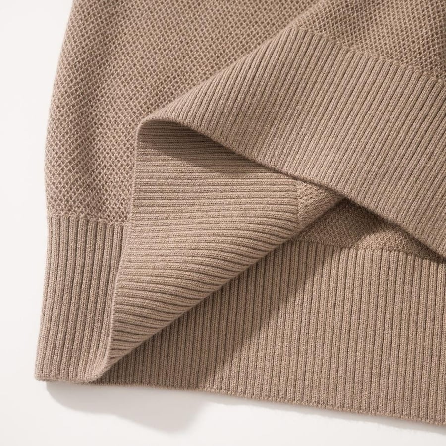 Luxury Knitted Long Sleeve Polo