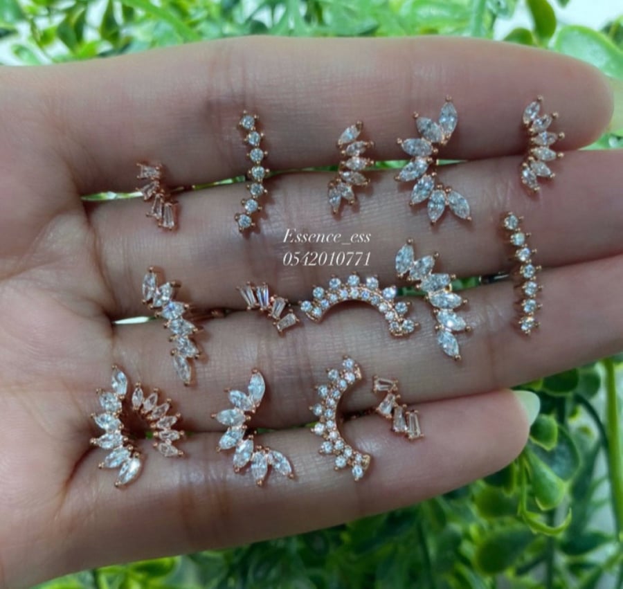 بيرسينق مقوس روز