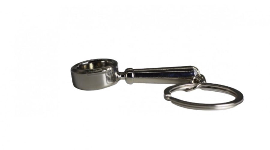 Open portafilter keychain
