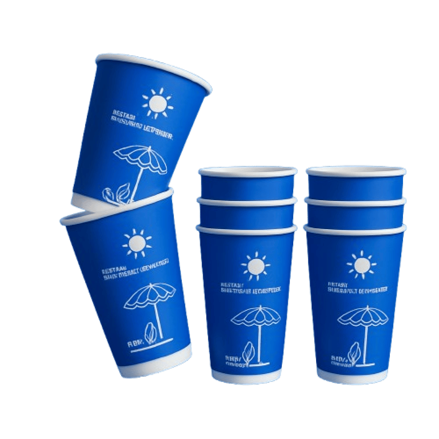 أكواب أويو الصيفية ورقية 12oz