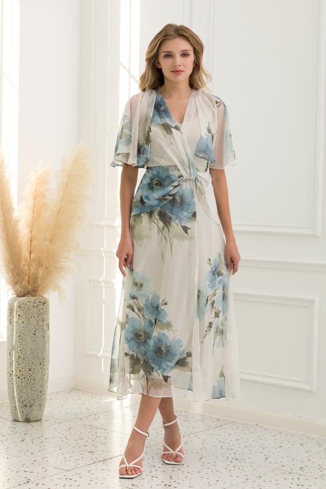 A dress with a distinctive cut