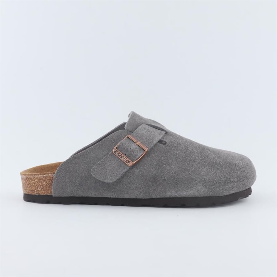 Birkenstock كلوق سويدي فاخر بتفصيل إبزيم أنيق