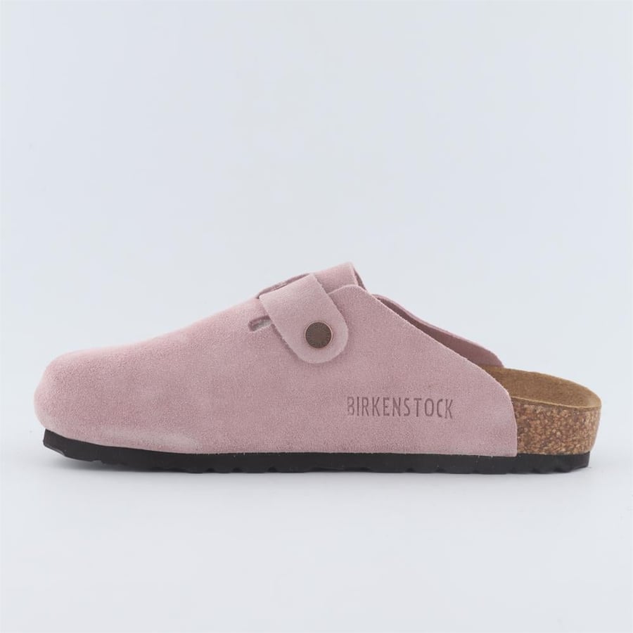 Birkenstock كلوق سويدي فاخر بتفصيل إبزيم أنيق