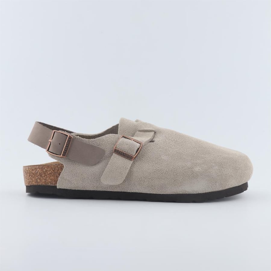 Birkenstock كلوق سويدي فاخر بتفصيل إبزيم أنيق