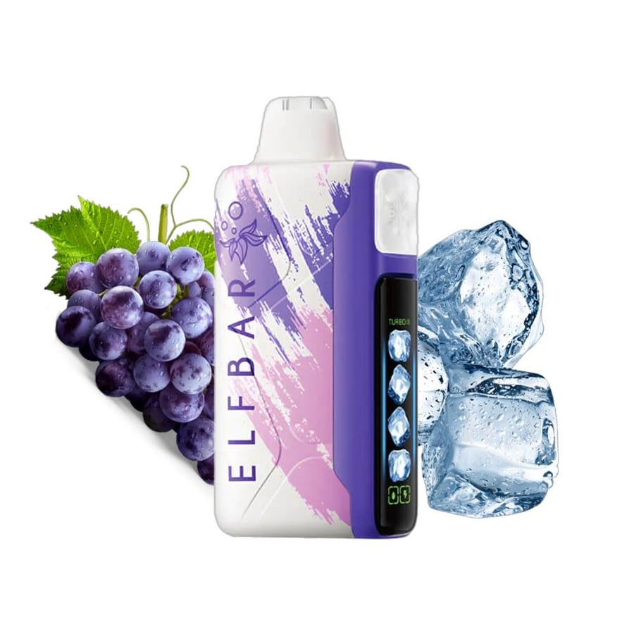 إلف بار آيس كينج 30000 سحبة عنب آيس – ELF BAR ICE KING 30000 PUFFS gra