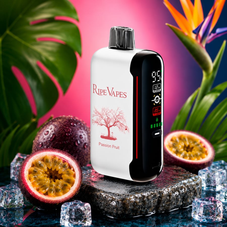 رايب فيب 40000 سحبة باشن فروت آيس – Ryb Vape 40000 Puffs Passion Fruit