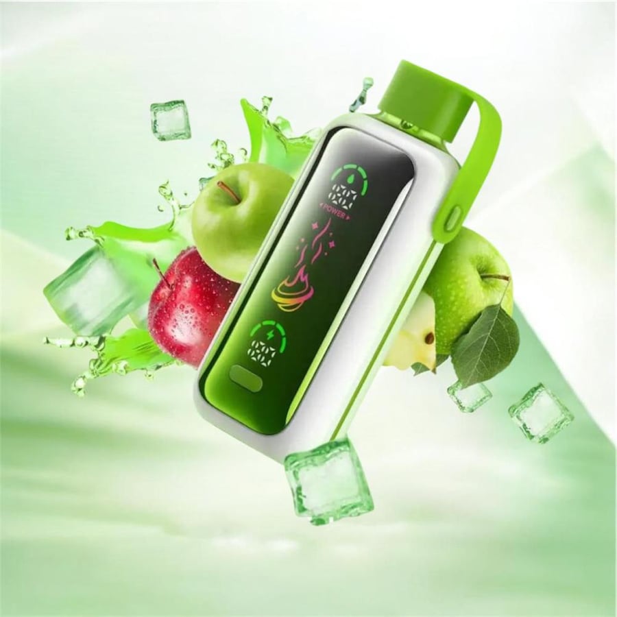 فوزول 20000 سحبة نكهة تفاحتين ايس VOZOL 20000 PUFFS DOUBLE APPLE ICE
