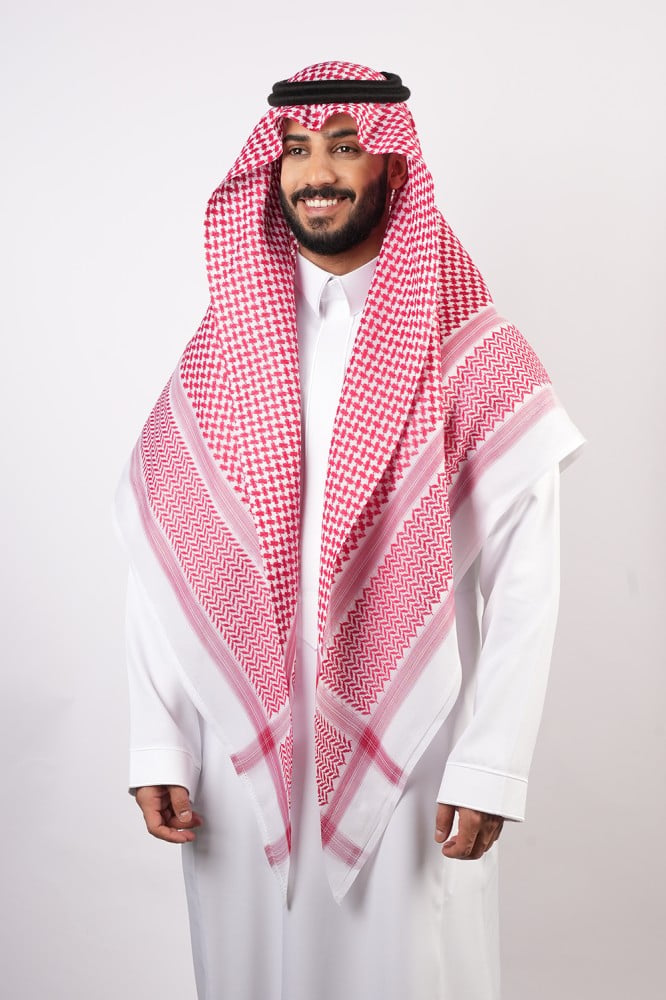 شماغ ملكي خاص بصمة