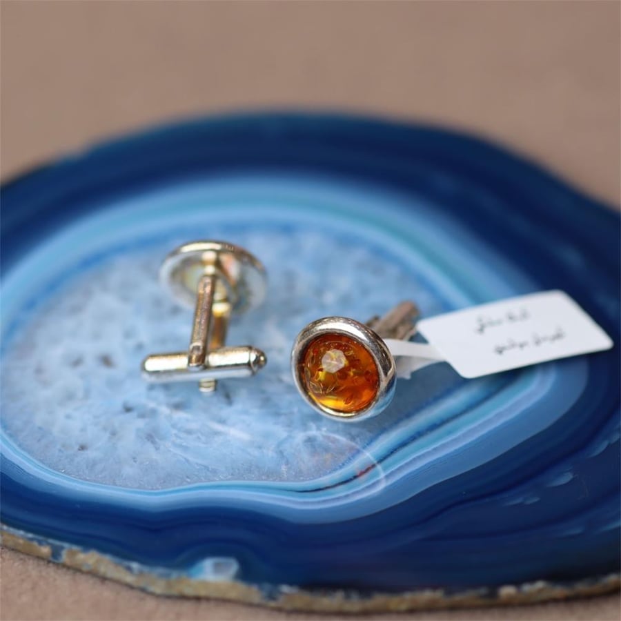 Silver Kabbak Polish Amber