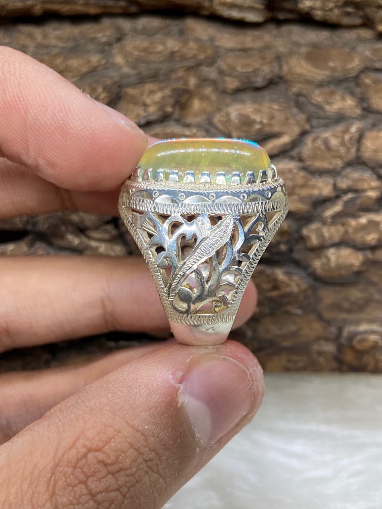 حجر الاوبال الامريكي صياغه حجازيه