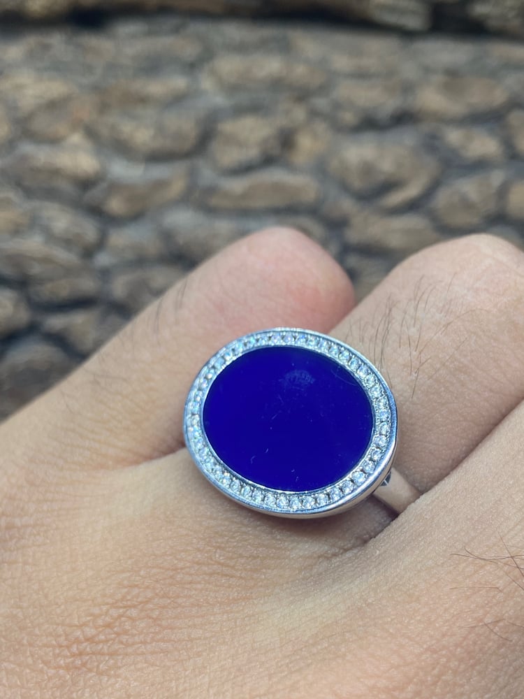 Royal Thai silver ring 925 gauge size 9