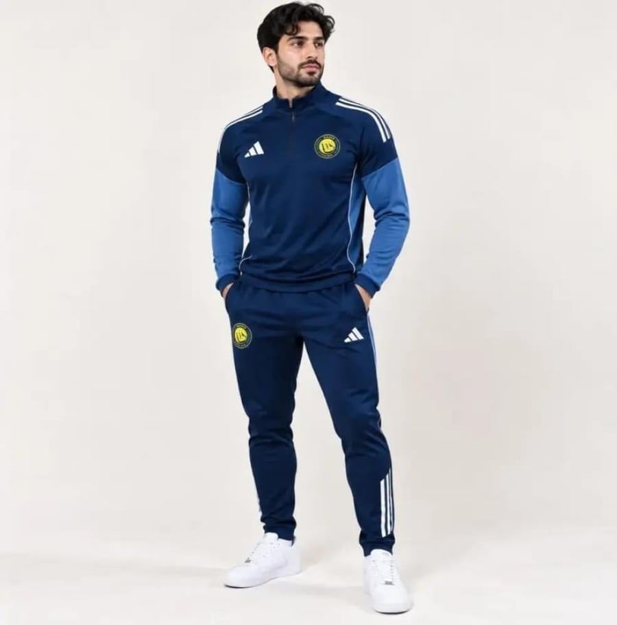 طقم نادي النصر الجديد سويتر وبنطلون تدريب