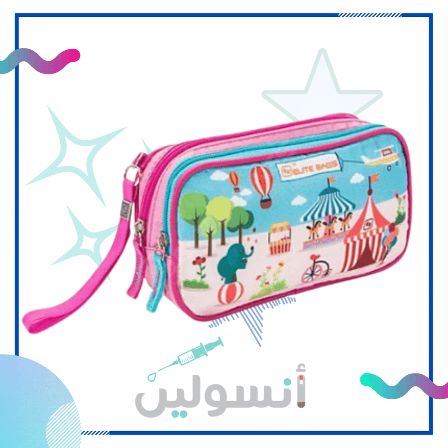 حافظة انسولين مع كيس  جل