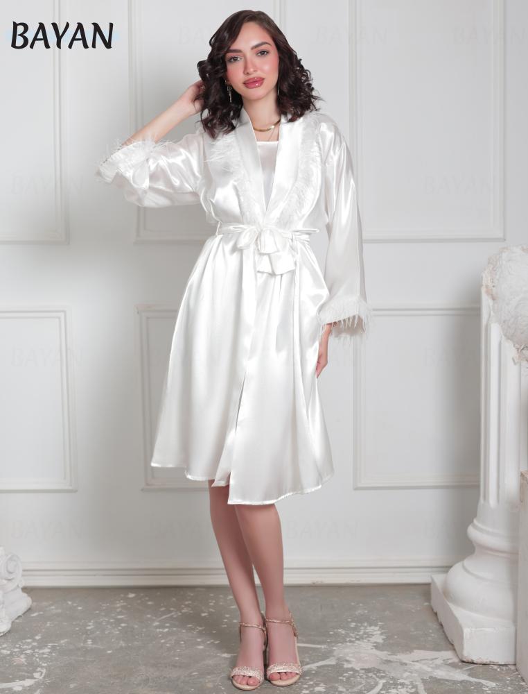 Feather robe how much and in front