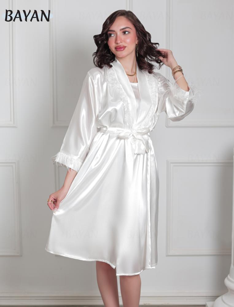 Feather robe how much and in front