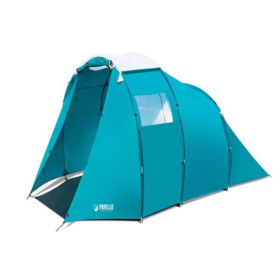Bist Way Buffalo tent for 4 people, two layers, 3.05M + 95CM by 2.55M by 1.80M