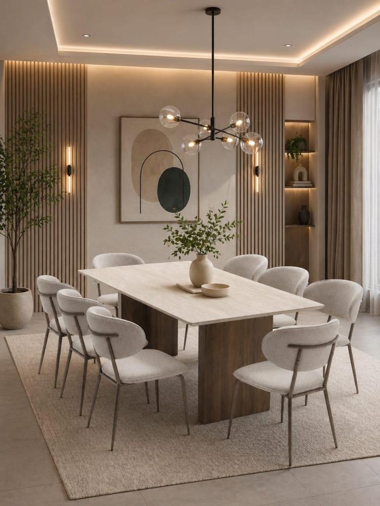 Wood dining table 10 chairs