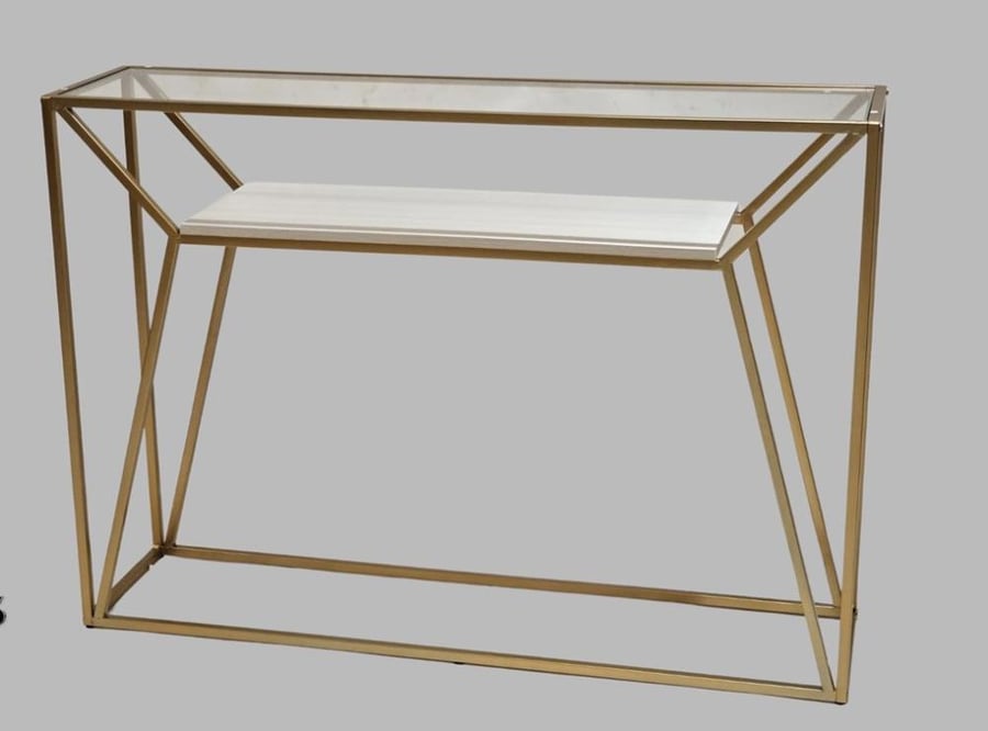 كونسول ذهبي 130*70*45