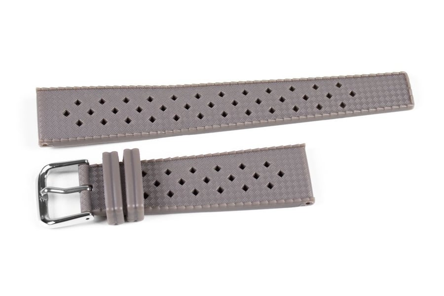 Vintage Rubber 22mm  Gray ربر بلون رمادي عتيق