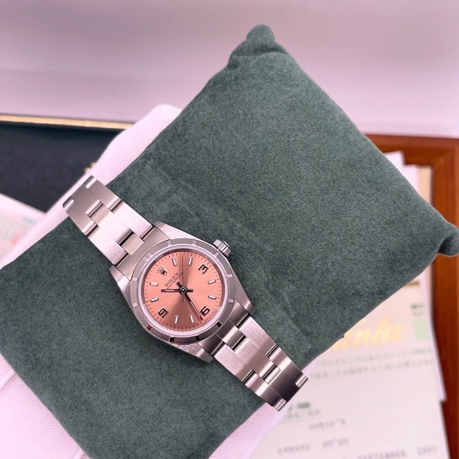 رولكس نسائي مينا وردي Rolex