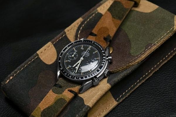 Suede Vintage Camo - 19 mm سويدي جيشي عتيق