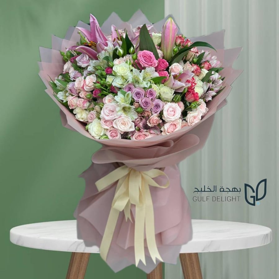 باقة ورد طبيعي ميكس