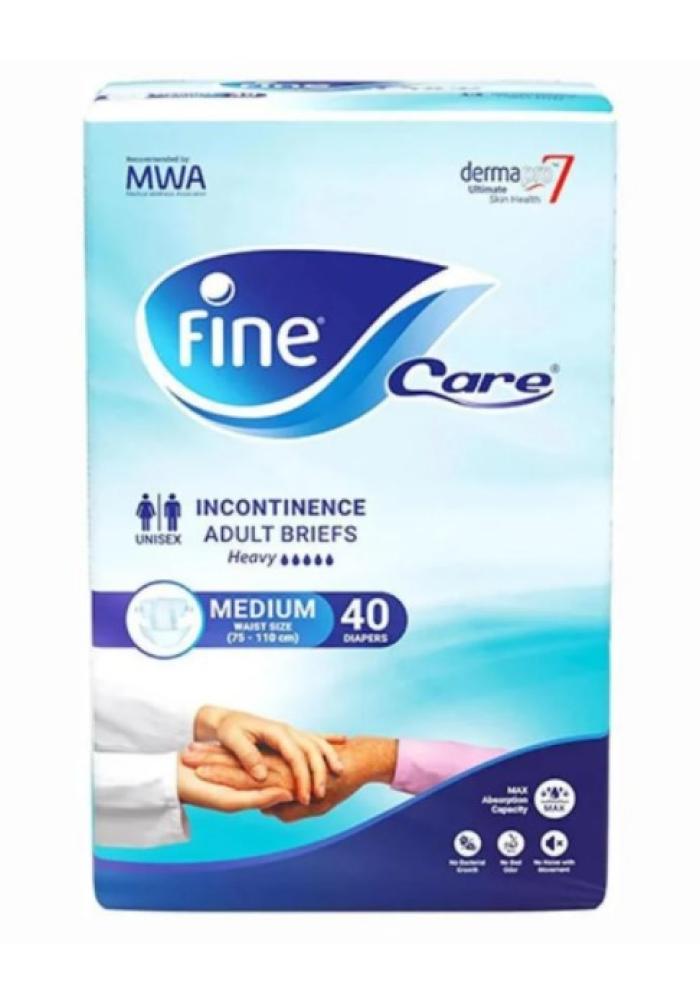 حفائض فاين كير وسط 40 قطعة FINE CARE ADULT DIAPER